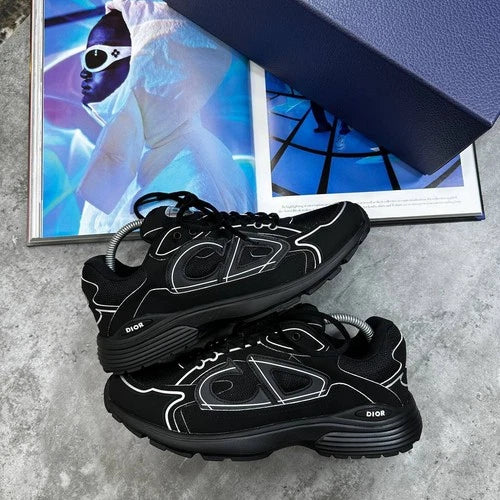 DIOR B30'S BLACK REFLECTIVE